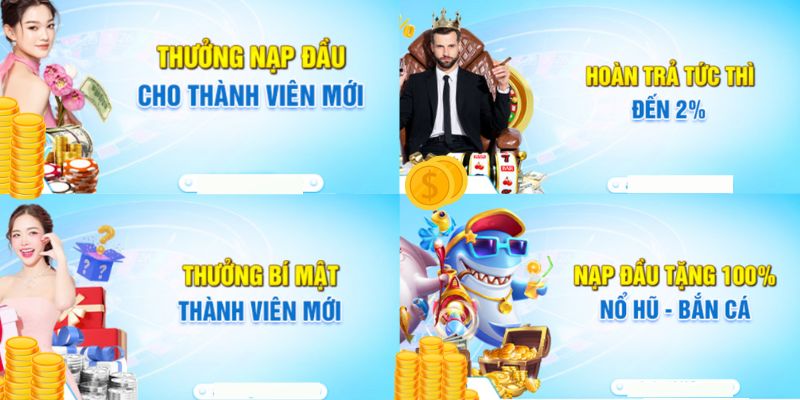 Khách hàng mới nhận thưởng cực khủng khi đăng ký thành công