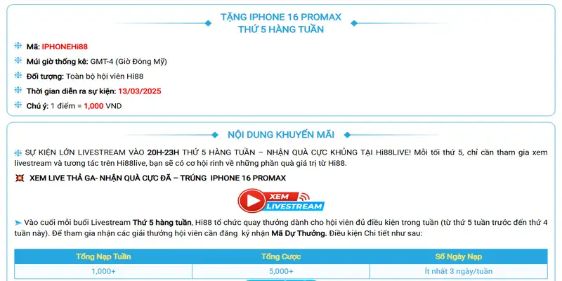 Mega Live rinh ngay iPhone 16