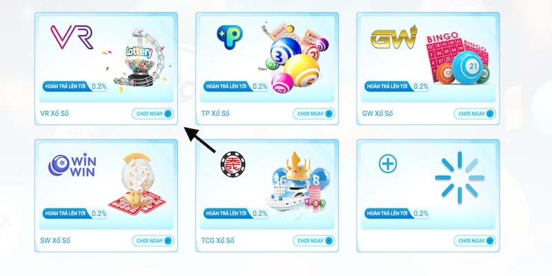 Nhiều trò chơi xổ số hay trên nền tảng VR