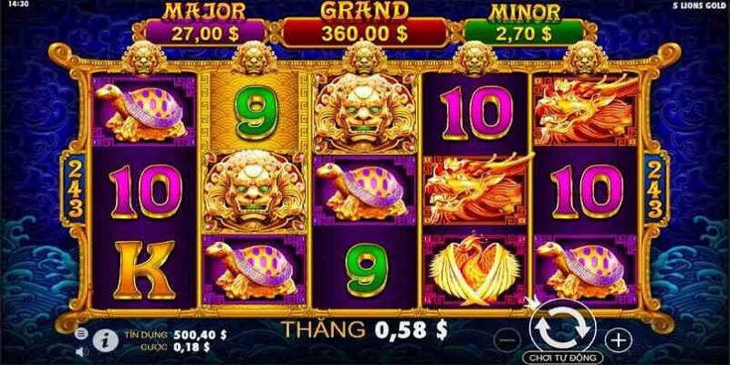 Trò chơi slot có tỷ lệ RTP cao